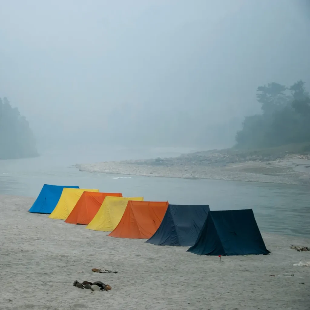 Riverside Camping in india