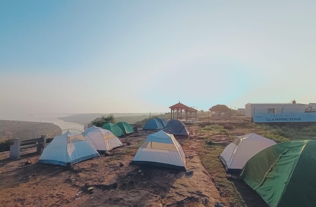 Gandikota camping at viewpoint